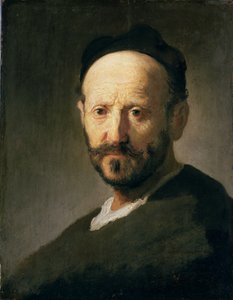 Kopf eines Mannes mit Mütze